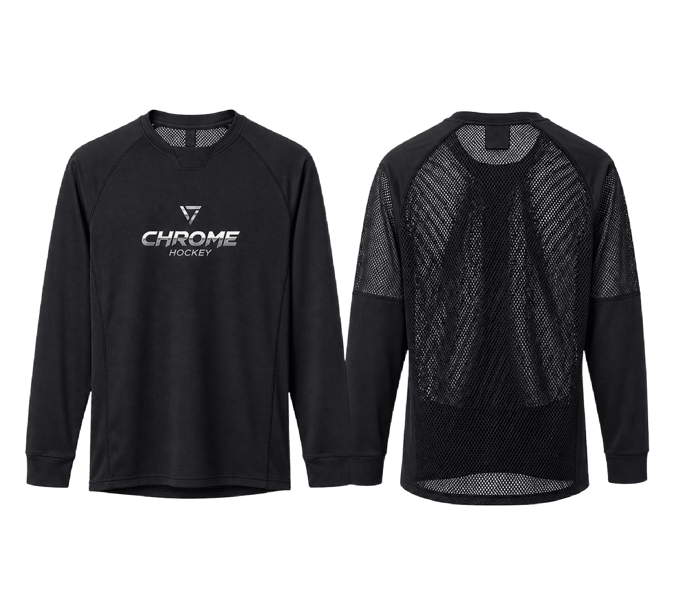 Chrome Hockey Elite Training Long Sleeve — front and back